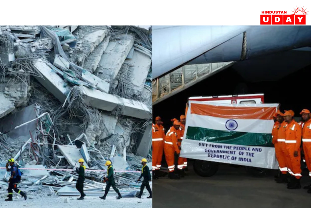 भारत ने म्यांमार को भेजी 15 टन राहत सामग्री