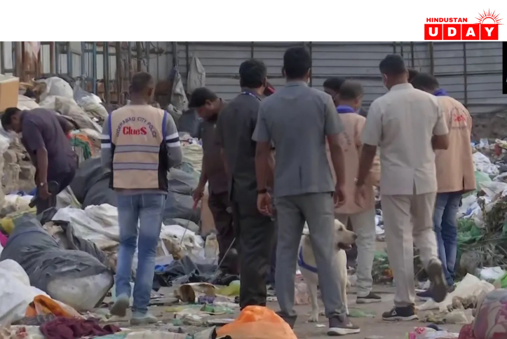 हैदराबाद में कचरे के ढेर में विस्फोट