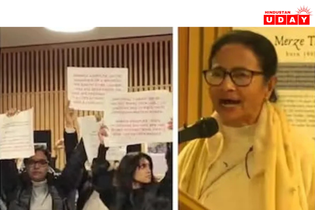 ऑक्सफोर्ड में ममता बनर्जी का भाषण बीच में रुका