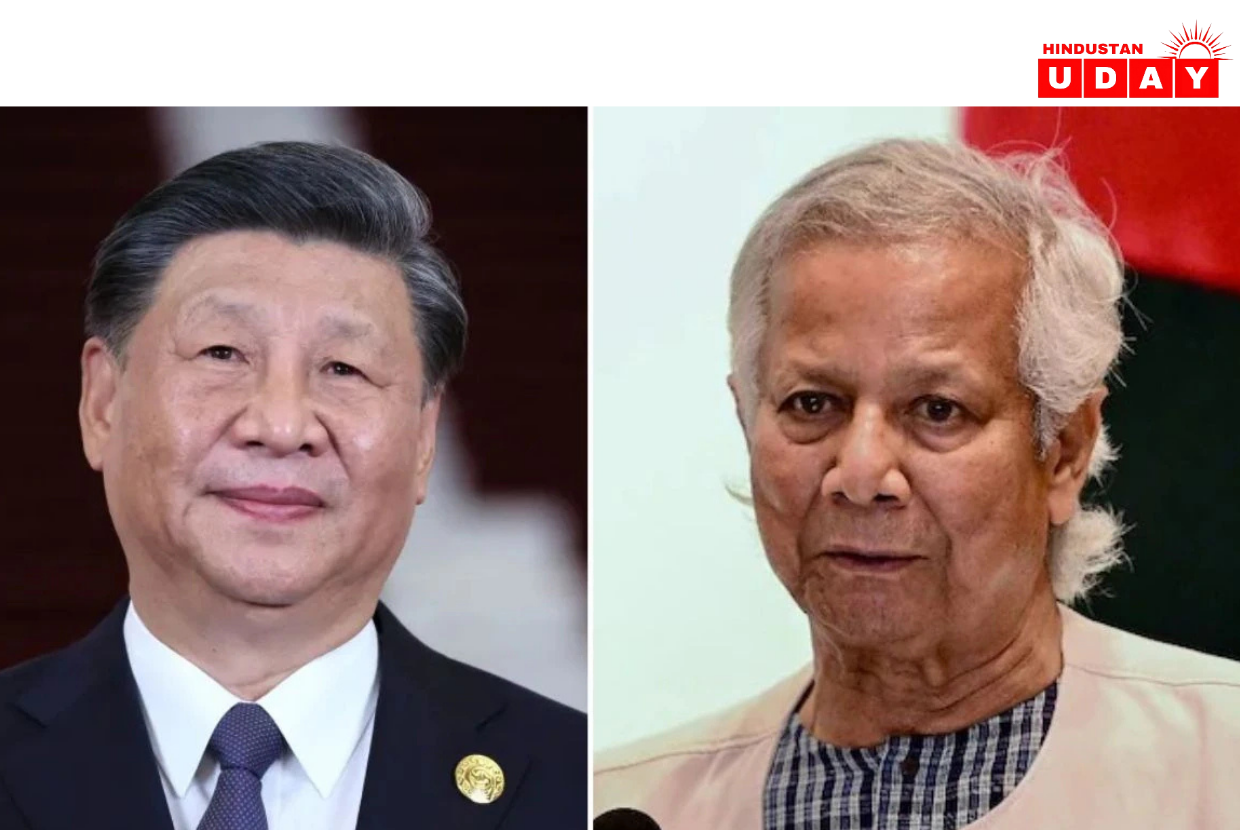 मोहम्मद यूनुस की शी जिनपिंग से मुलाकात