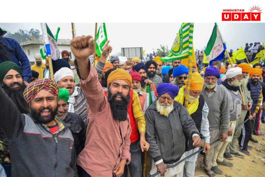 पंजाब पुलिस ने शंभू बॉर्डर से किसानों को किया बाहर