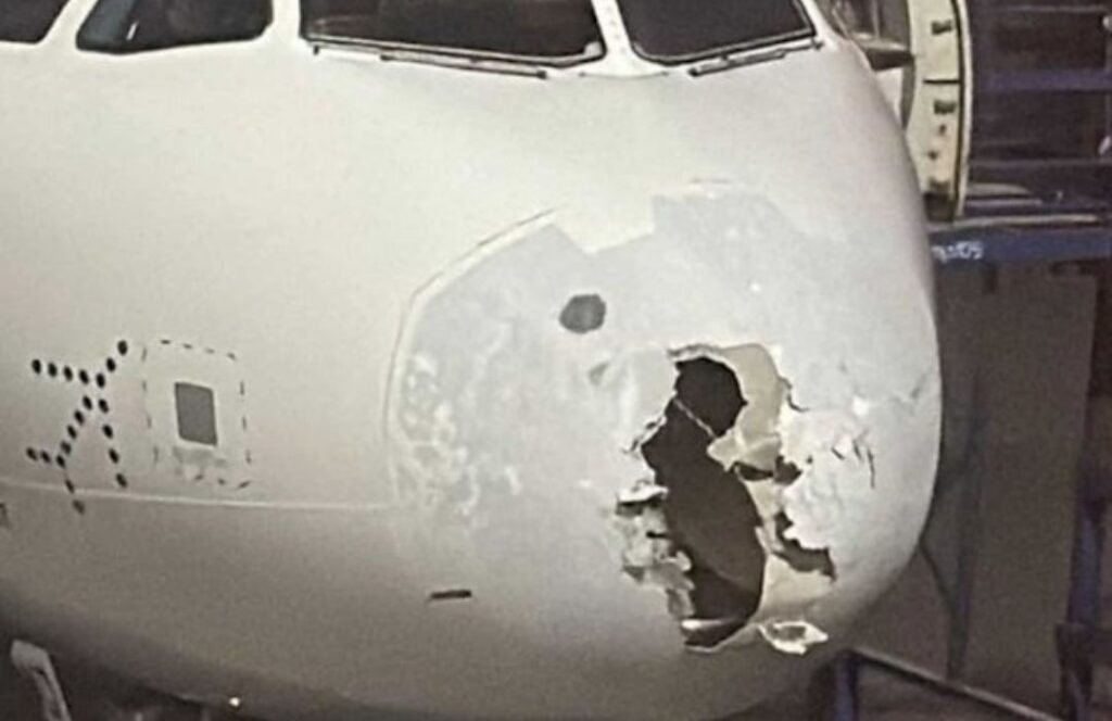 इंडिगो विमान की Emergency Landing