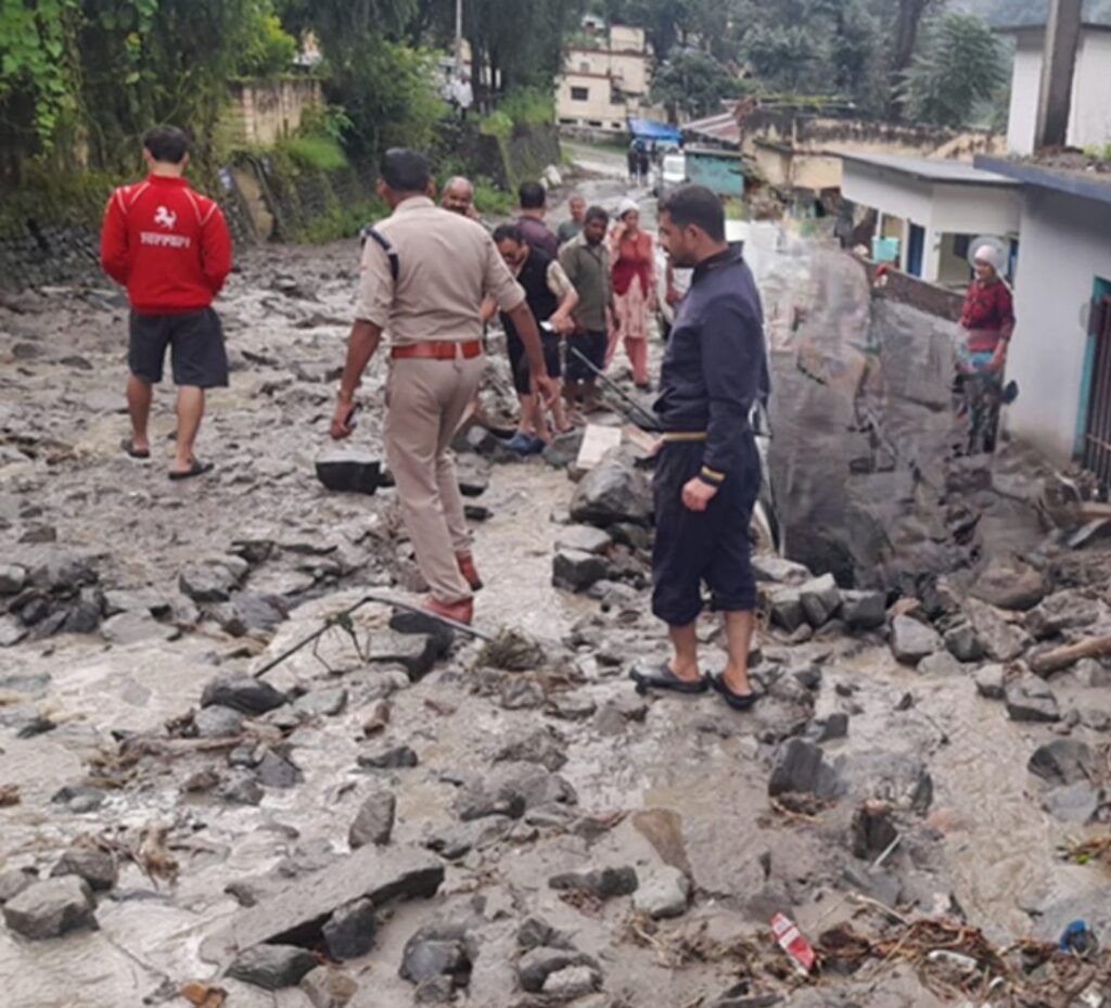 Cloudburst in Tharali